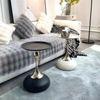 Styne Black and Gold End Table/Side Table/Steel