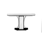 Ceramic Top Console Table/Creative Entryway Table/Steel Legs DM7063