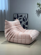 Stoll Floor Armless Lounge Chair with Ottoman/Single Sofa/Togo Armchair/Lazy Sofa