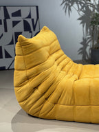 Stoll Floor Armless Lounge Chair with Ottoman/Single Sofa/Togo Armchair/Lazy Sofa