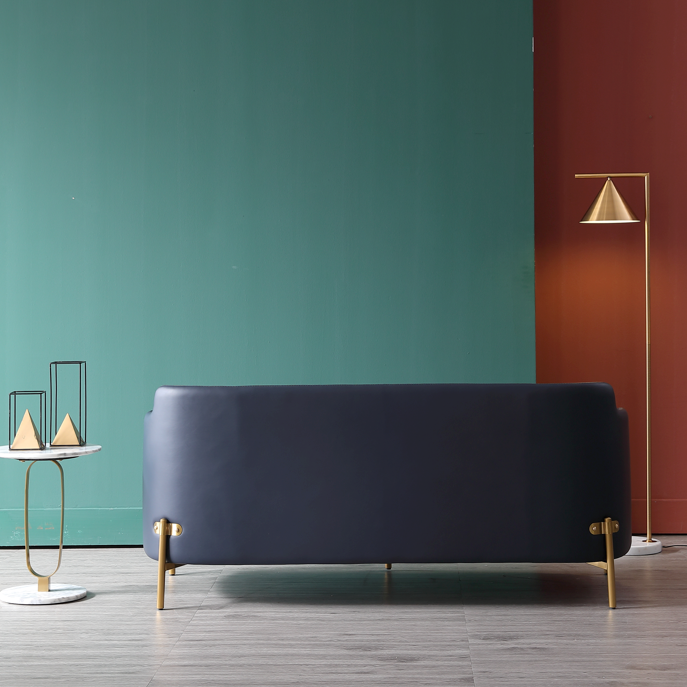 Grid Sofa/Armchair/Single Sofa/Houndstooth pattern/Brass Steel Legs