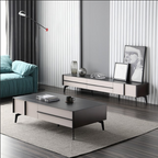 Morden Minimalistic/ Coffee Table-130cm Ceramic Top/MDF & Metal