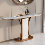 Ceramic Top Console Table/Creative Entryway Table/Steel Legs DM7062