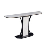 Ceramic Top Console Table/Creative Entryway Table/Steel Legs DM7063