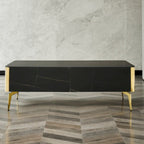 Earl Modern Cultured Marble Top Minimalistic/Coffee Table/Tea Table