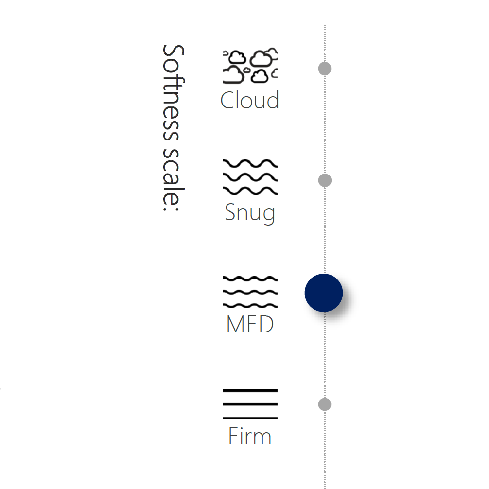 Skye Curved Fabric Upholstery Four Seater Sofa/Contemporary/Designer
