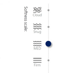 Skye Curved Fabric Upholstery Four Seater Sofa/Contemporary/Designer