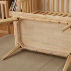 Wood Coffee Table with 4 legs/Tea Table/Rubberwood/Solid Timber