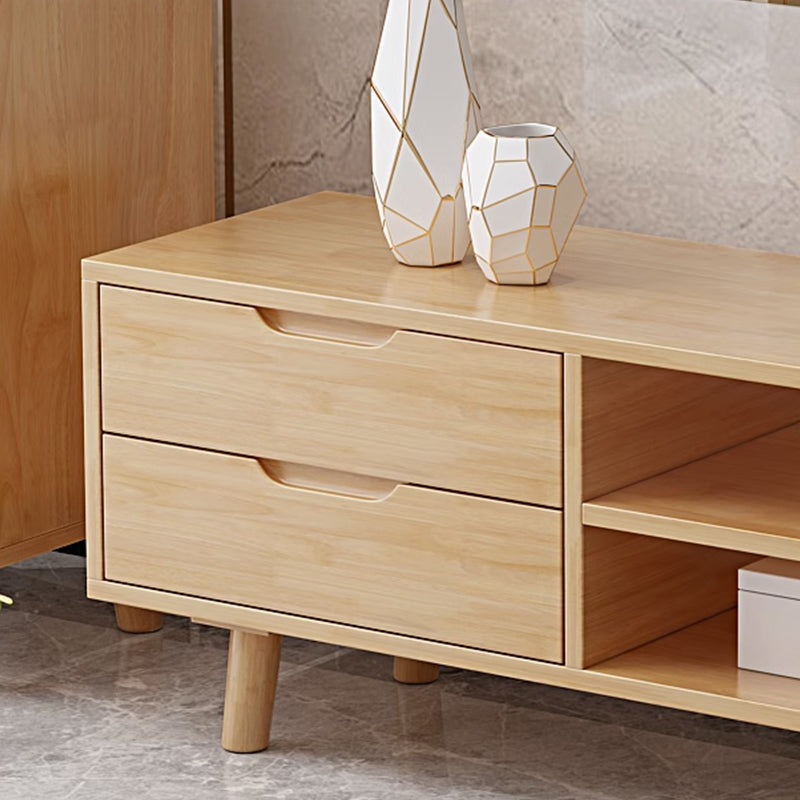 Zola Solid Wood TV Unit 180cm/Rubberwood/Solid Timber/Scandinavian/Mid Century