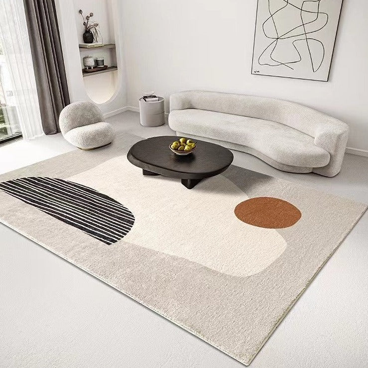 Cashmere-feel Rug 180*250cm /Mordern/Soft No.4