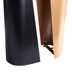 Black Ceramic Top Console Table/Entrance Table/Steel Legs