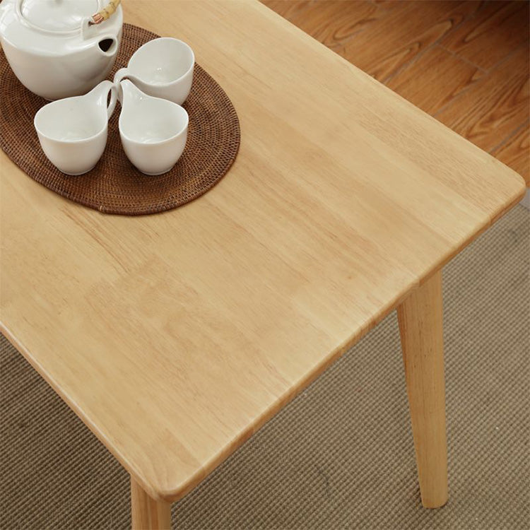 Wood Coffee Table with 4 legs/Tea Table/Rubberwood/Solid Timber
