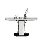 Ceramic Top Console Table/Creative Entryway Table/Steel Legs DM7063