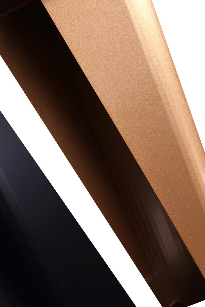 Black Ceramic Top Console Table/Entrance Table/Steel Legs