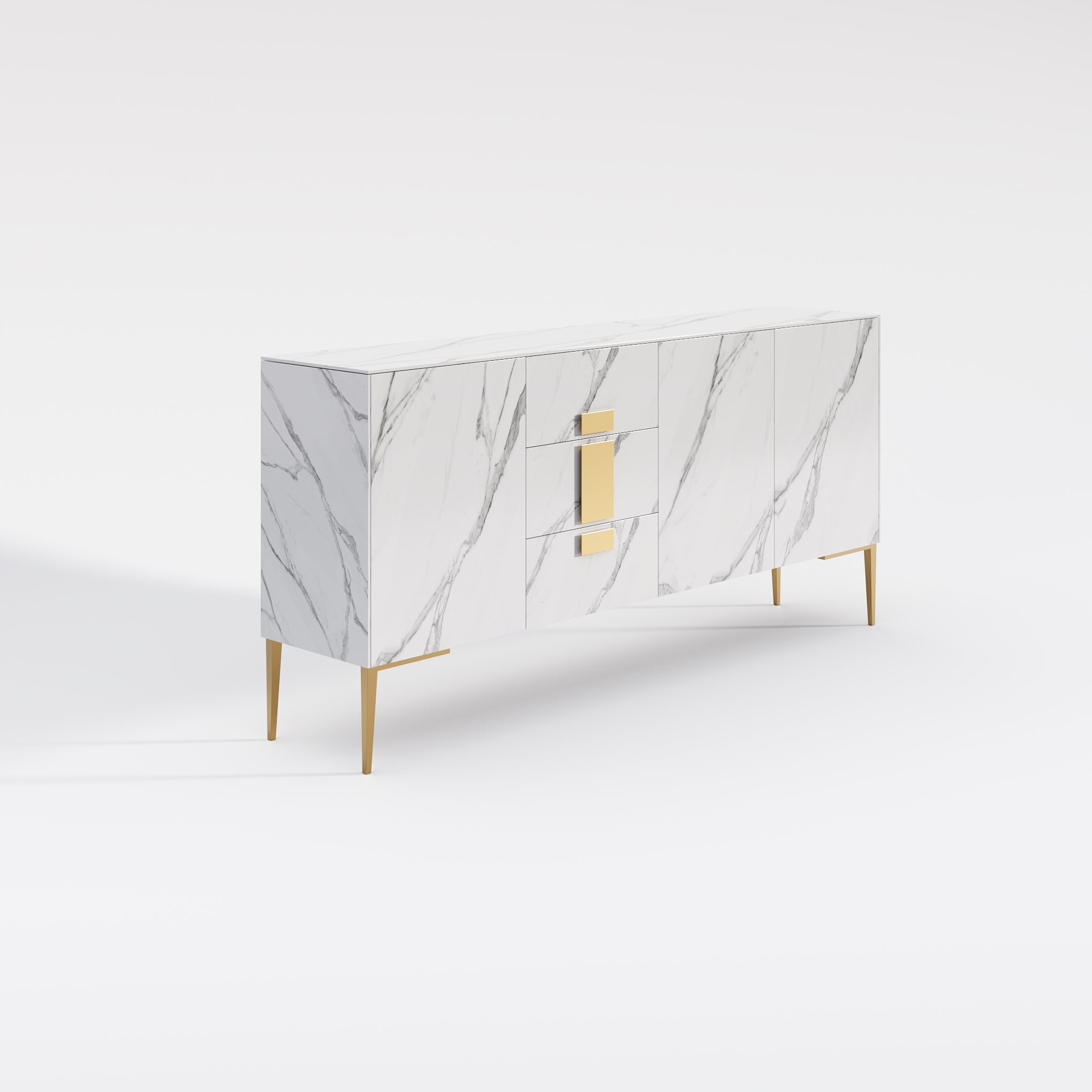 Ceramic Console Table/Shoe Cabinet/Buffet Table/Scratch-resistant Surface