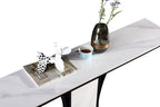 Ceramic Top Console Table/Creative Entryway Table/Steel Legs DM7063