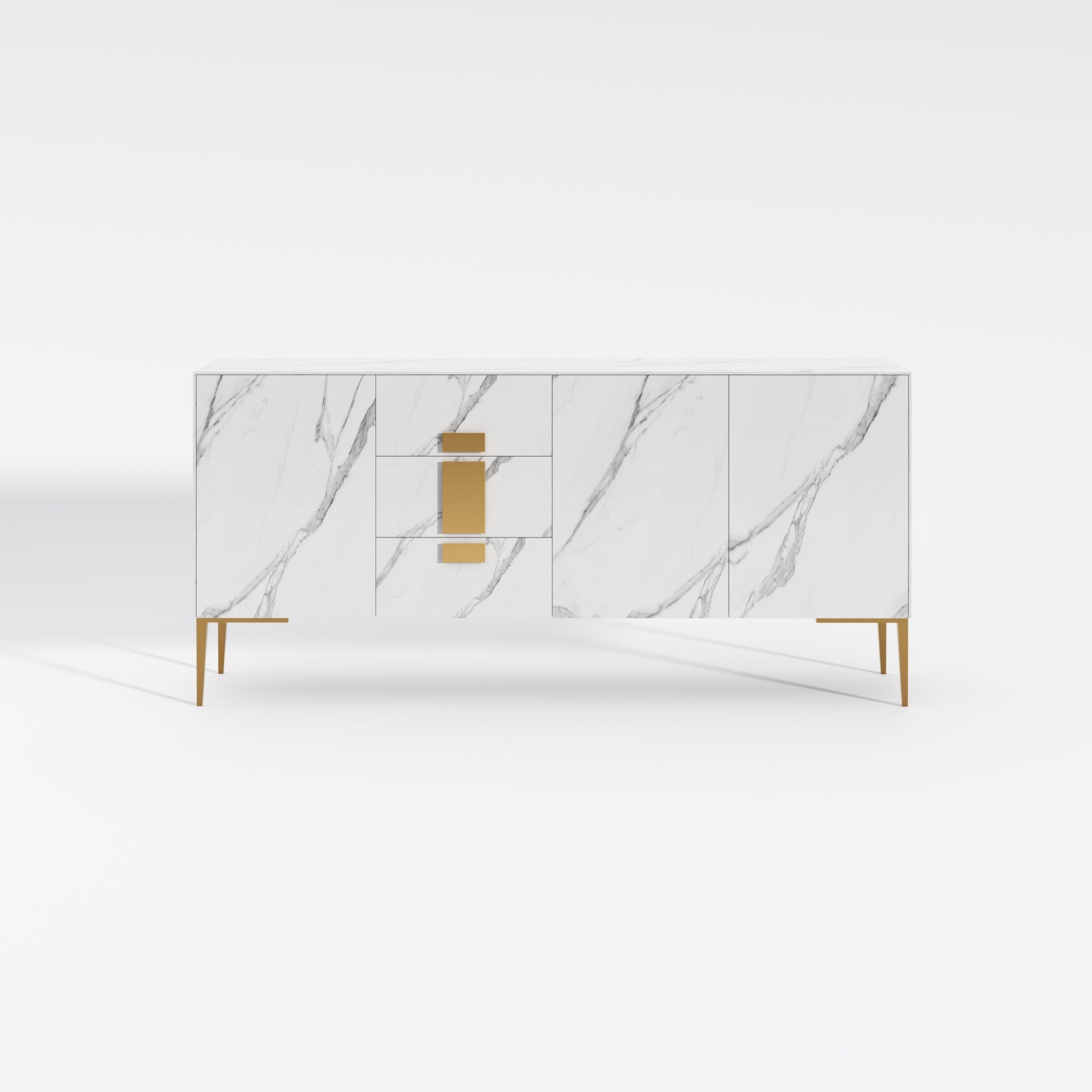 Ceramic Console Table/Shoe Cabinet/Buffet Table/Scratch-resistant Surface