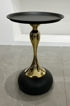 Styne Black and Gold End Table/Side Table/Steel