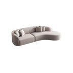 Skye Curved Fabric Upholstery Four Seater Sofa/Contemporary/Designer