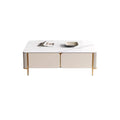 Modern Cultured Marble Top Minimalistic/ Coffee Table/Tea Table