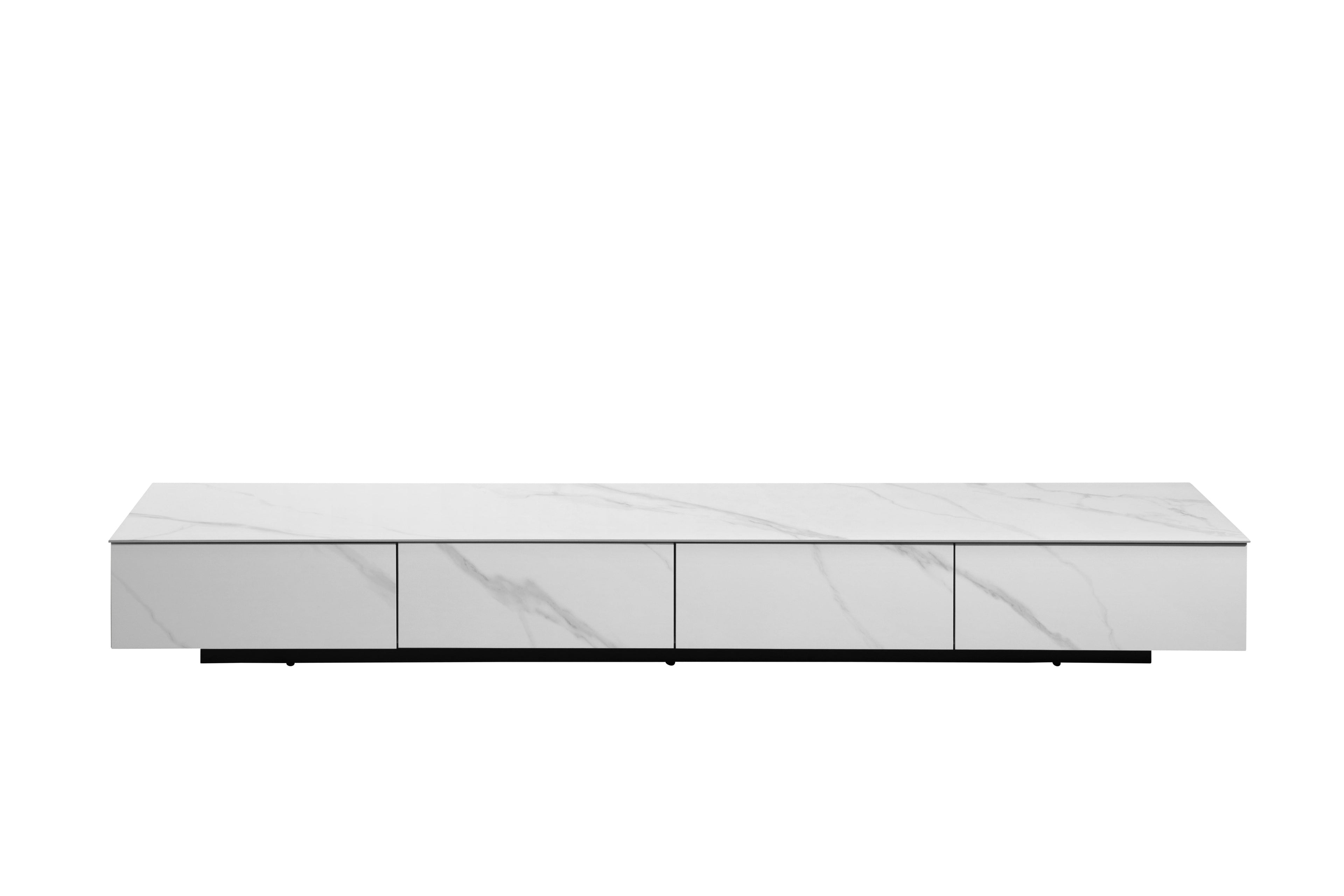 CHLOE Ceramic Entertainment Unit/TV Cabinet/TV Stand/Black/White