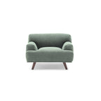 MAX Green Fabric Upholstery Sofa/Plywood Frame/Wood Legs/Armchair/Three Seater/Four Seater