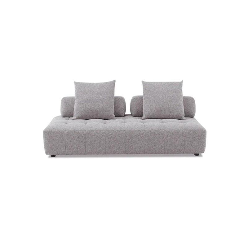 Modular Sofa with Removable Backrest/Armless Floor Sofa Couches/Hidden Legs