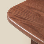 Certified American Oak Base Matte Ceramic Top Coffee Table