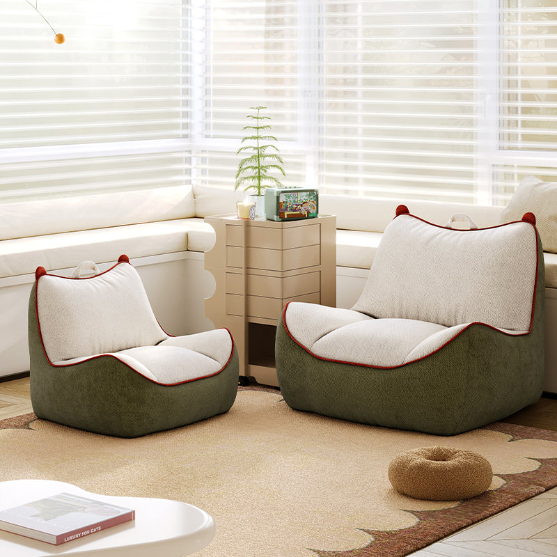 Zephyr Sherpa Fleece Bean Bag Chair/Single Sofa/Lazy Sofa