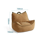 Zephyr Sherpa Fleece Bean Bag Chair/Single Sofa/Lazy Sofa
