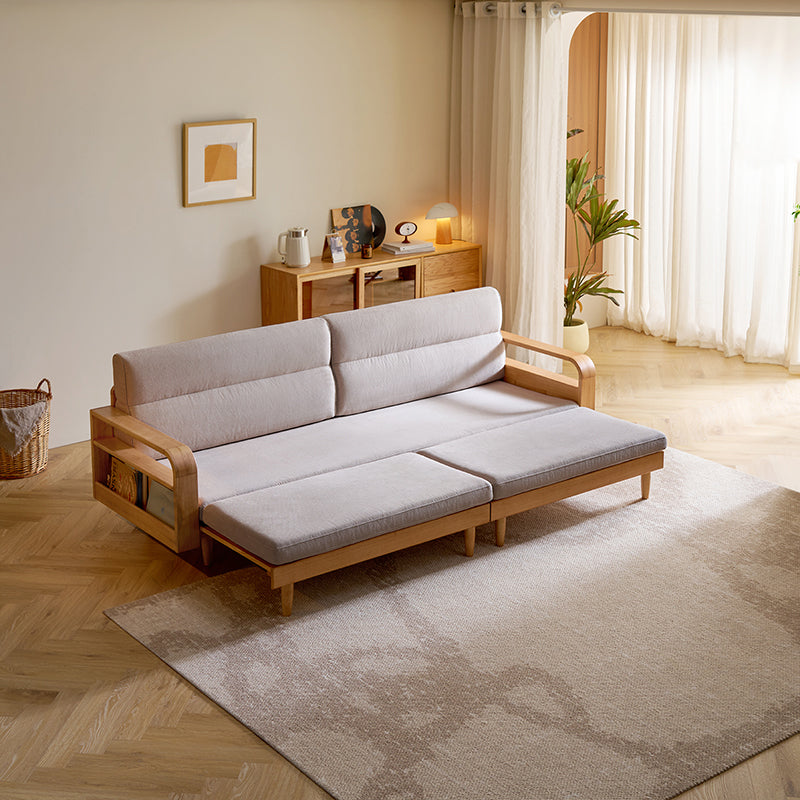 Gaston Rubberwood Frame Multiple People Sofa/Sofa Bed Cotton-linen Blend Fabric