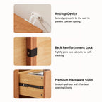 Floor-standing Modular Storage Cabinet Chest Set for Home