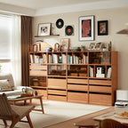 Floor-standing Modular Storage Cabinet Chest Set for Home