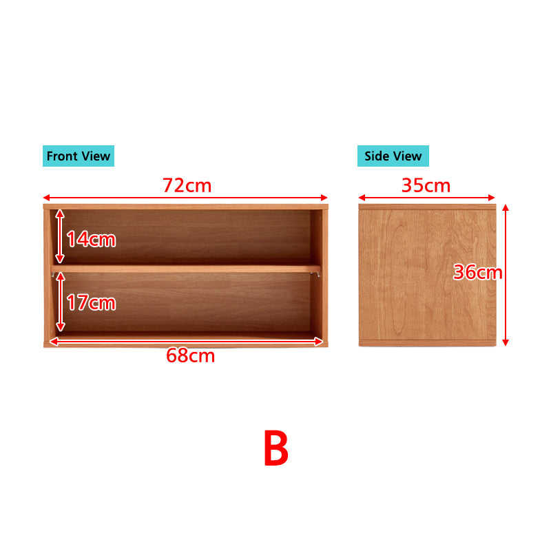 Floor-standing Modular Storage Cabinet Chest Set for Home