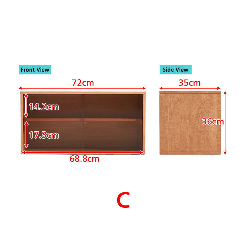 Floor-standing Modular Storage Cabinet Chest Set for Home