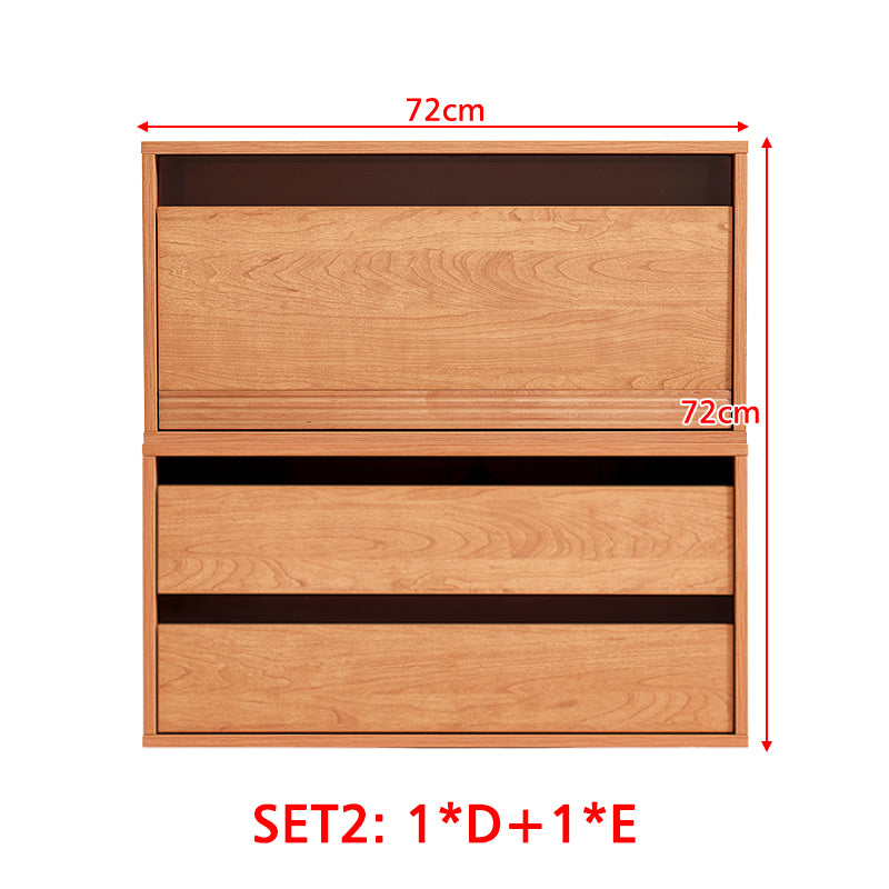 Floor-standing Modular Storage Cabinet Chest Set for Home
