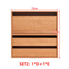 Floor-standing Modular Storage Cabinet Chest Set for Home