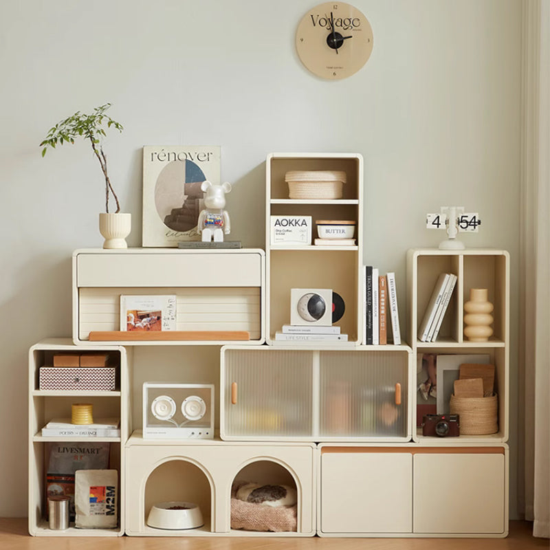 Skyler Floor-standing Modular Storage Cabinet Chest Set for Home White