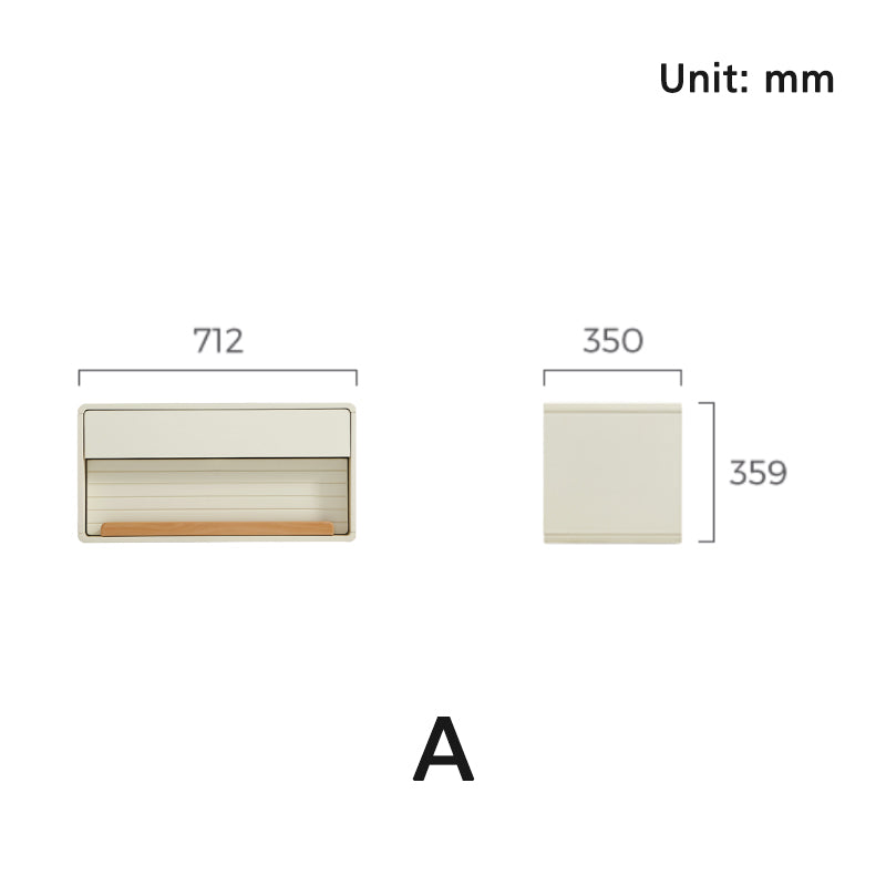 Skyler Floor-standing Modular Storage Cabinet Chest Set for Home White