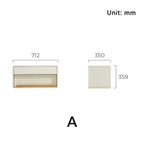 Skyler Floor-standing Modular Storage Cabinet Chest Set for Home White