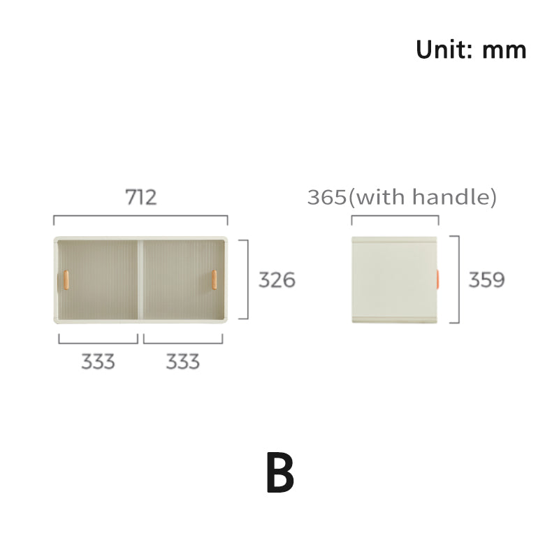 Skyler Floor-standing Modular Storage Cabinet Chest Set for Home White
