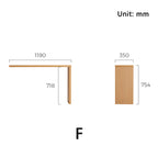 Skyler Floor-standing Modular Storage Cabinet Chest Set for Home White