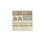 Skyler Floor-standing Modular Storage Cabinet Chest Set for Home White