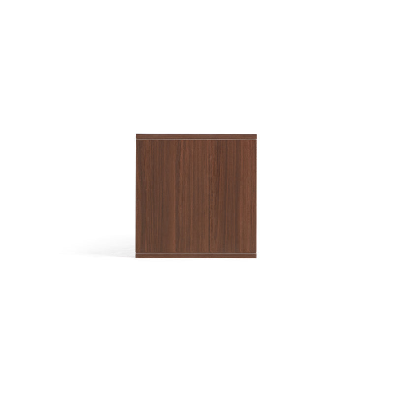 Mario Floor-standing Modular Storage Cabinet Chest Set for Home Walnut