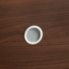 Mario Floor-standing Modular Storage Cabinet Chest Set for Home Walnut