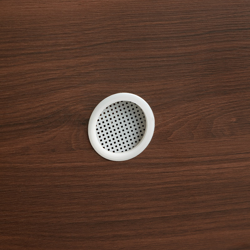 Mario Floor-standing Modular Storage Cabinet Chest Set for Home Walnut