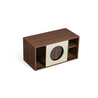 Mario Floor-standing Modular Storage Cabinet Chest Set for Home Walnut