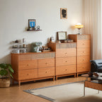 Caroline Multi-Drawer High-Leg Bedside Storage Cabinet for Home Multiple Size