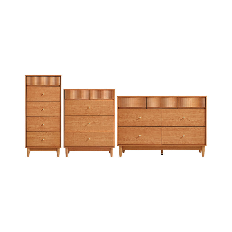 Caroline Multi-Drawer High-Leg Bedside Storage Cabinet for Home Multiple Size