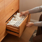 Caroline Multi-Drawer High-Leg Bedside Storage Cabinet for Home Multiple Size